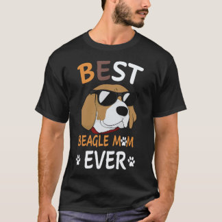 16 Best Beagle Mom Ever Beagle T-Shirt