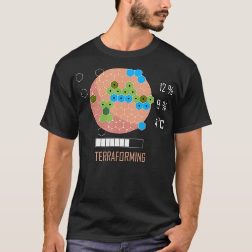16 Bit Mars is Terraforming Shirt _ Board Game
