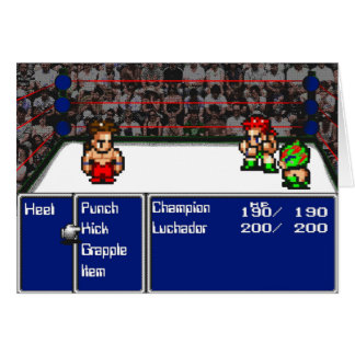 16 bit RPG Wrestling Cards