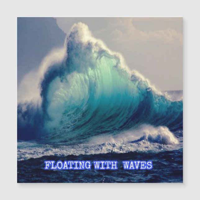 16.Blue ocean waves,ocean lovers gifts vintage  (Front)