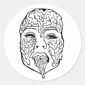 16 candles classic round sticker