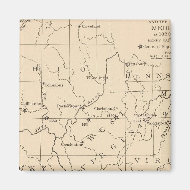 16 Center of population 17901900 Magnet (Front)