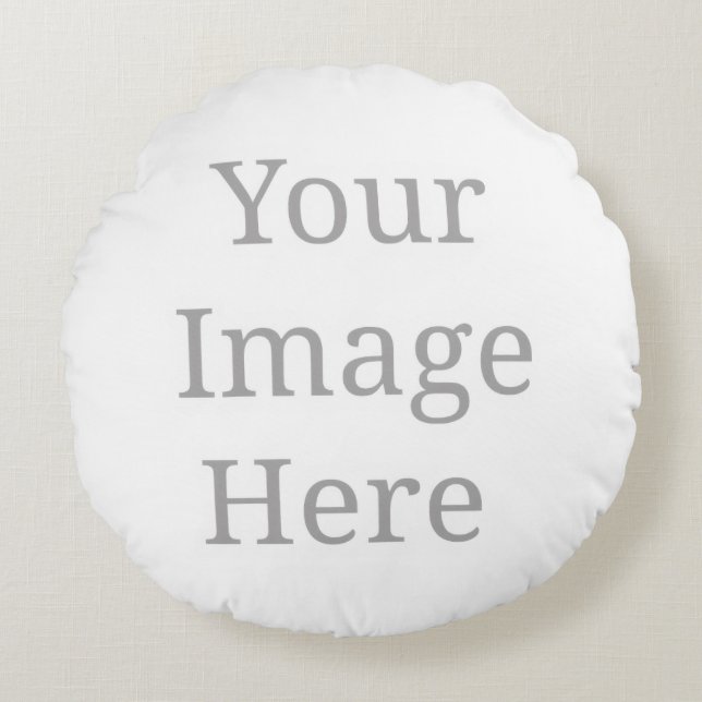 16" diameter round pillow (Front)