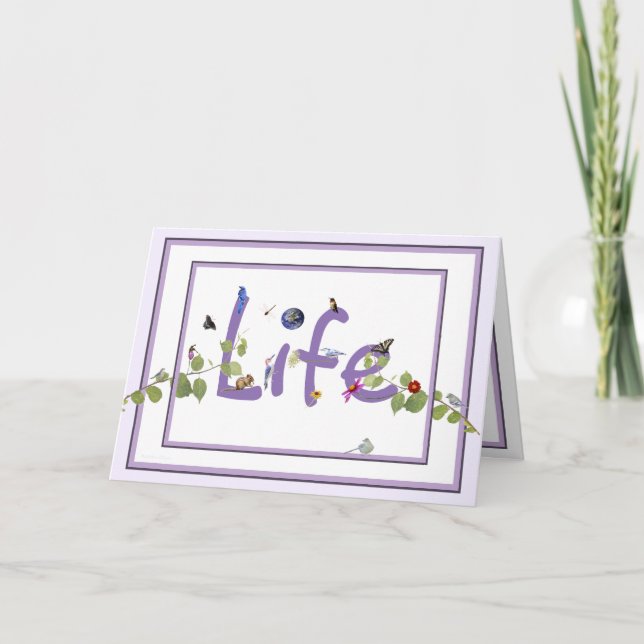 #16 Enjoy the 'presents' of the day:Happy Birthday Card (Front)