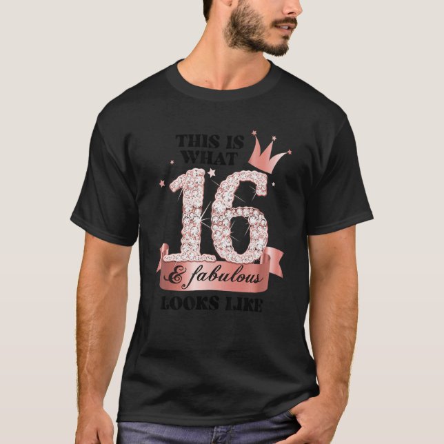 16 & Fabulous I Rose And White Party Group Candid  T-Shirt (Front)
