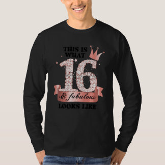 16 & Fabulous I Rose And White Party Group Candid T-Shirt