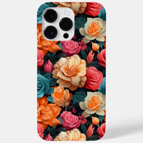 16 Floral Pattern Case_Mate iPhone 14 Pro Max Case