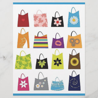16 Free Vector Shopping Bags Flyer