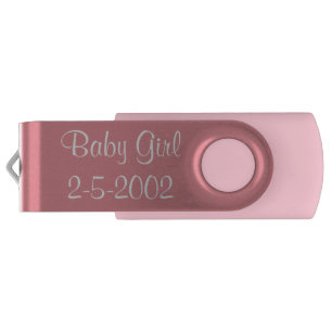 16 GB, Black USB Flash Drive /Baby Girl