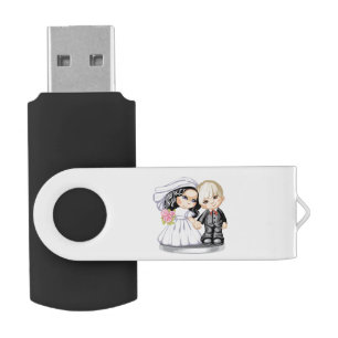 16 GB, Black USB Flash Drive /Our Wedding