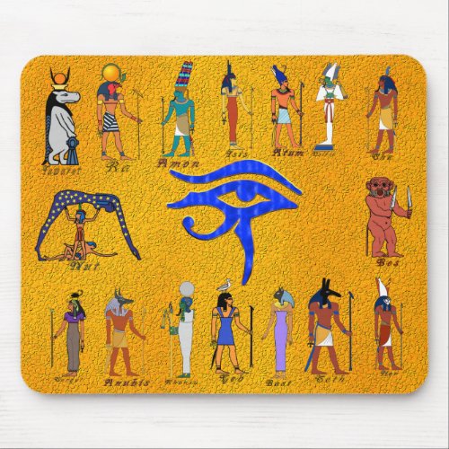 16 Gods Mouse Pad