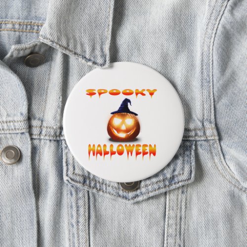 16Happy Halloween greetings of the spooky season Button