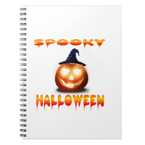 16Happy Halloween greetings of the spooky season Notebook