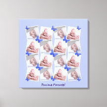 16 Images Collage Precious Moments Periwinkle Blue