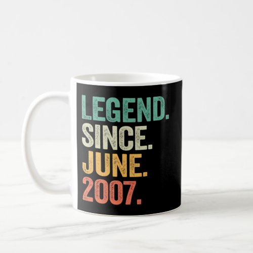 16 Legend Since June 2007 16Th Coffee Mug