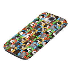 16 North American Raptor Profiles Case-Mate Barely There Samsung Galaxy S4 Case
