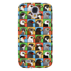 16 North American Raptor Profiles Case-Mate Barely There Samsung Galaxy S4 Case