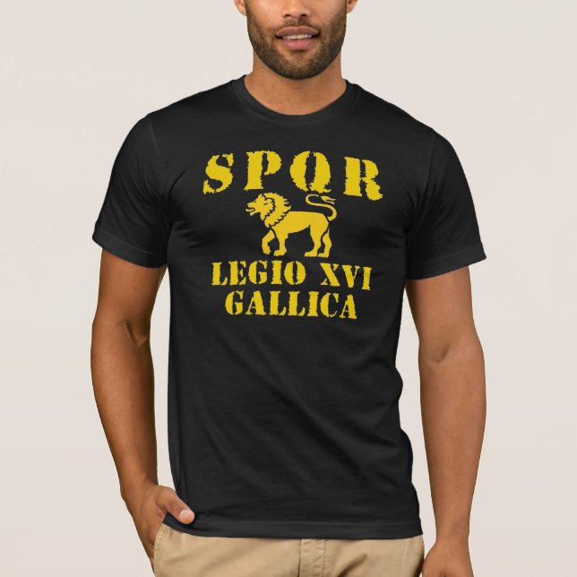 16 Octavian/Augustus' 16th Legion - Roman Lion T-Shirt (Front)