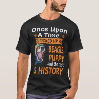 16 One Upon A Time -  Beagle Puppy Beagle T-Shirt