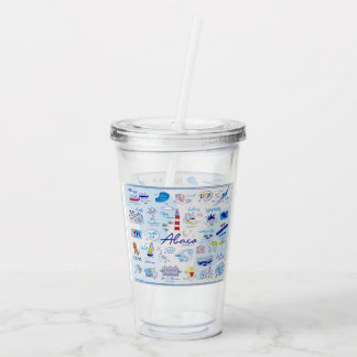 16 Oz Acrylic Tumber "The ABC's of Hope Town" Tumbler
