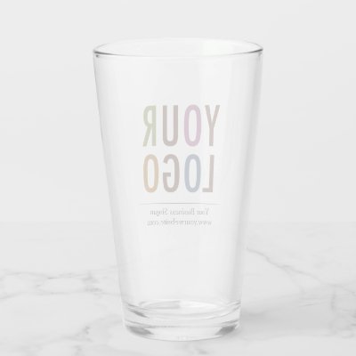 custom printed glassware no minimum