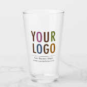 16 oz Custom Pint Glass with Your Logo No Minimum (Front)