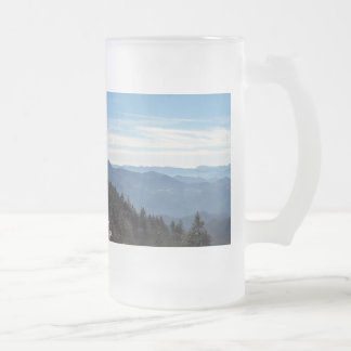 16 OZ FROSTED GLASS MUG