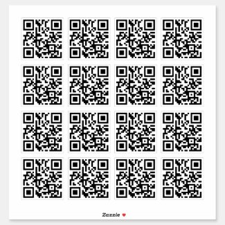 16 Personalized Easy to Make QR Code Sticker