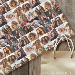 16 Photo Collage - You square photos or instagram Tissue Paper