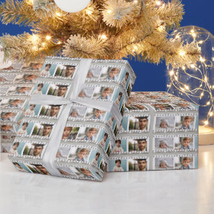 16-Photo Film Negative Strip, Vintage All-Occasion Wrapping Paper