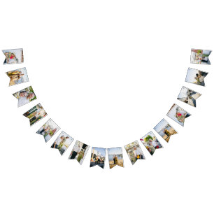 16 Photo Wedding Anniversary Party Banner 