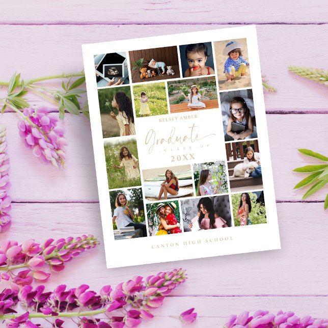 16 Photos Collage Timeline Life Graduation (Creator Uploaded)