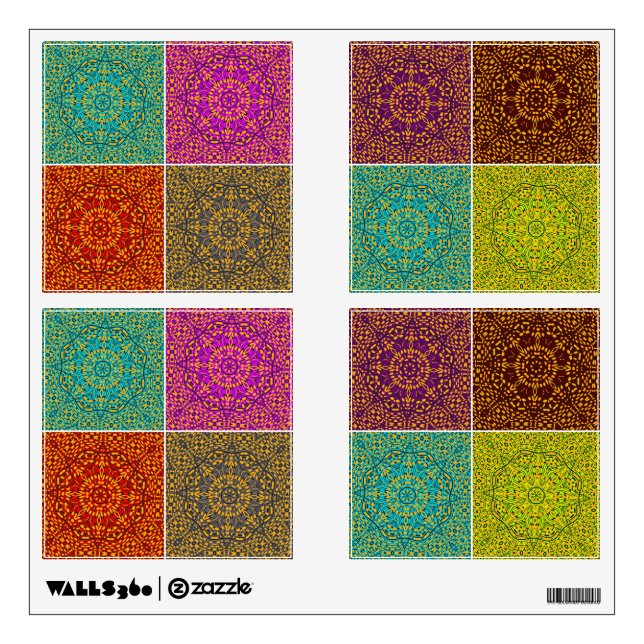 16 Removable Kitchen Bathroom Decorative Decals (Front)