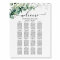 16 Tables Rustic Greenery Wedding Seating Chart