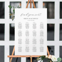 16 Tables Simple Our Favorite People Seating Chart
