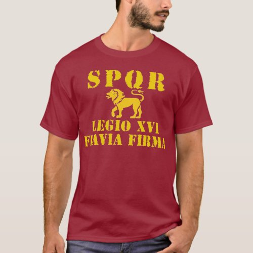 16 Vespasians 16th Legion _ Roman Lion T_Shirt