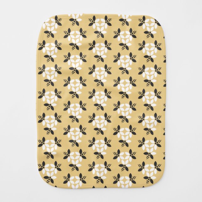 16 x 12 inch fleece daisy bee cloth  (Front)