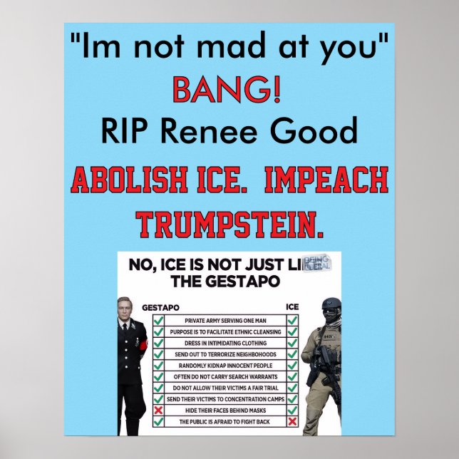 16 x 20 inch rally poster (Front)