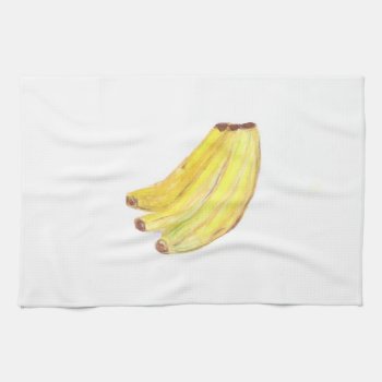 16" X 24" Kitchen Towel - Bananas by ELGRECOART at Zazzle