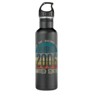 16 Year Old Gifts Vintage 2006 Limited Edition 16t Stainless Steel Water Bottle