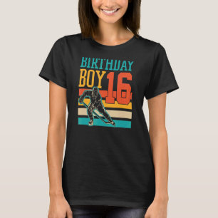 16 Year Old Ice Hockey Themed 16th Birthday Party  T-Shirt