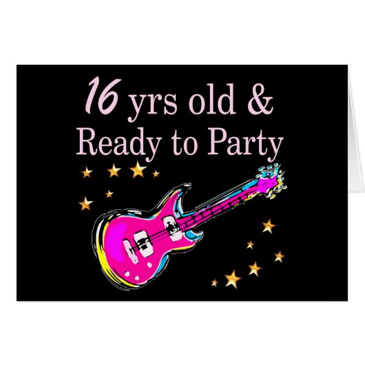 16 YEARS OLD AND READY TO PARTY (Front Horizontal)