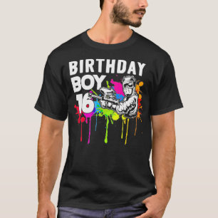 16 Years Old Paintballer Gear Gift 16th Paintball T-Shirt