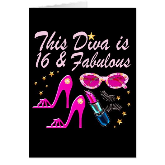 16 YR OLD PRIMA DONNA CARDS (Front)
