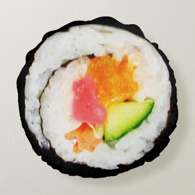 16" Zabuton Japanese cushion sushi (Back)