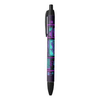 16bit cyberpunk TV set pen