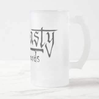 16oz Beer Mug Frosted Glass