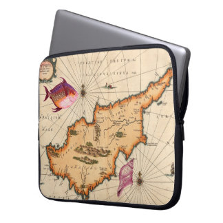 16th/17th Century Nautical Map Laptop Sleeve