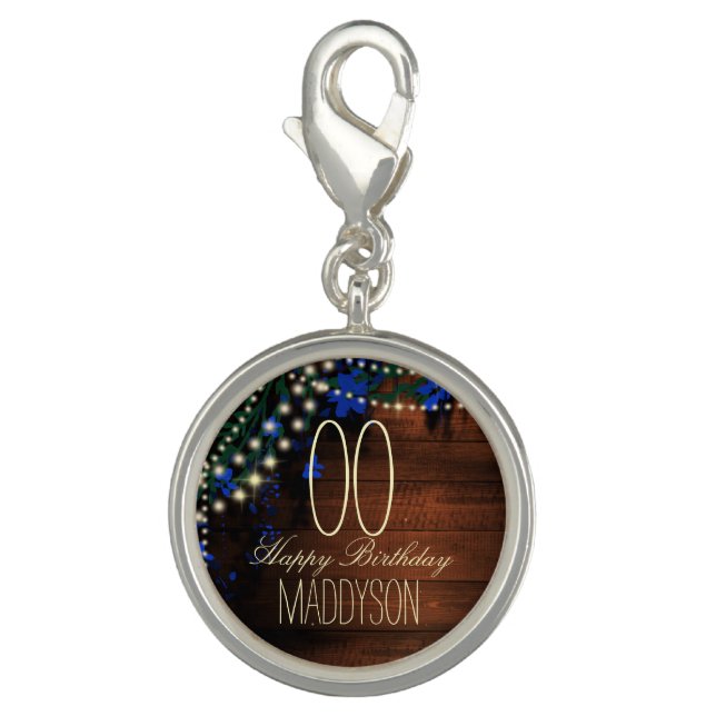 16th 18th 21st 30th 40th 50th 60th 70th Birthday Charm (Front)