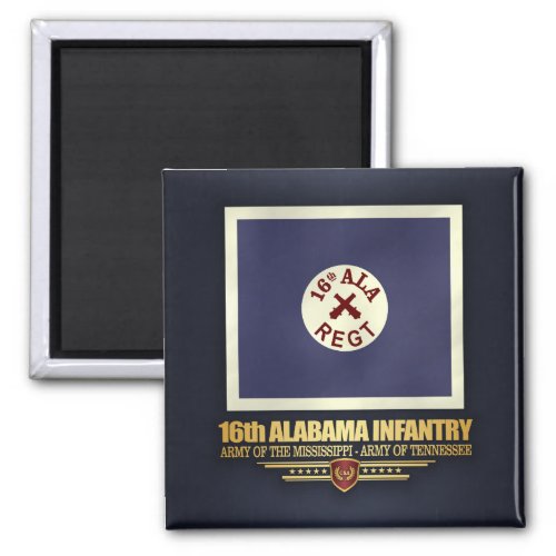 16th Alabama Infantry f10 Magnet